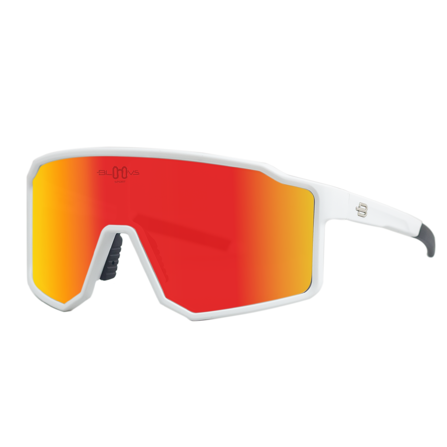 Sport Polarized Sunglasses COPENHAGUE WHITE orange Bloovs Eyewear
