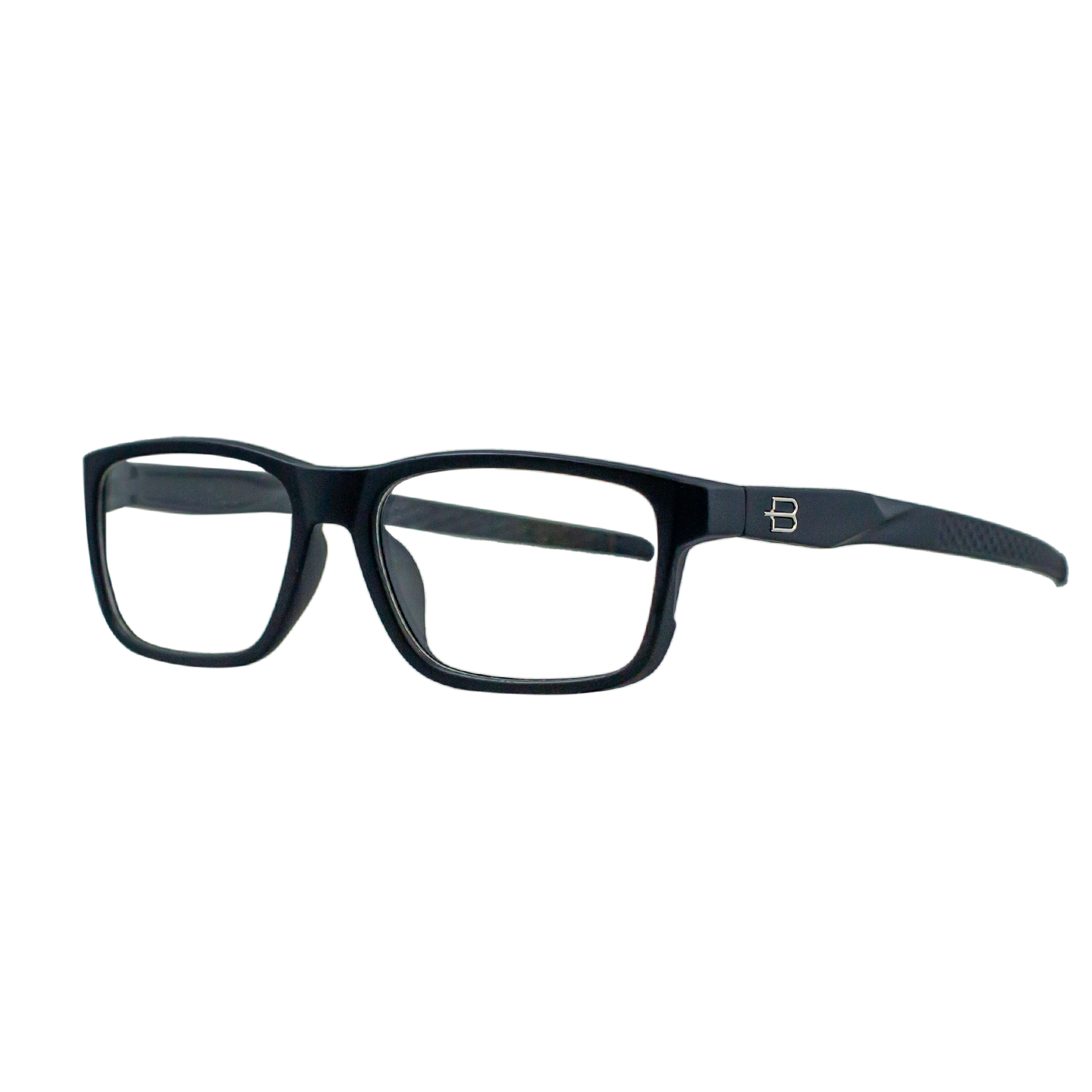 EYEGLASSES VISION CARE SPORT PRESCRIPTION LISBOA MATTE BLACK BLOOVS EYEWEAR
