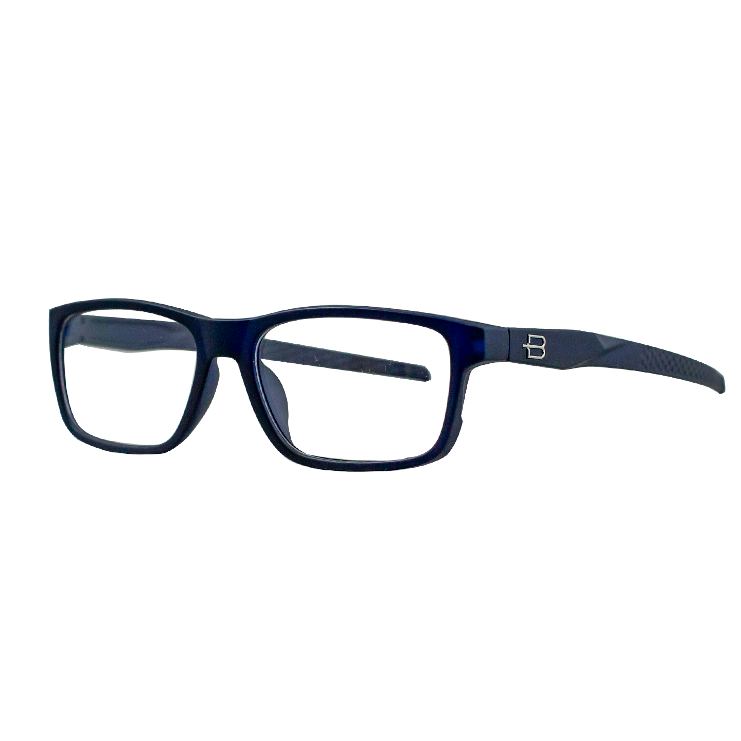 EYEGLASSES VISION CARE SPORT PRESCRIPTION LISBOA MATTE DARK BLUE BLOOVS EYEWEAR