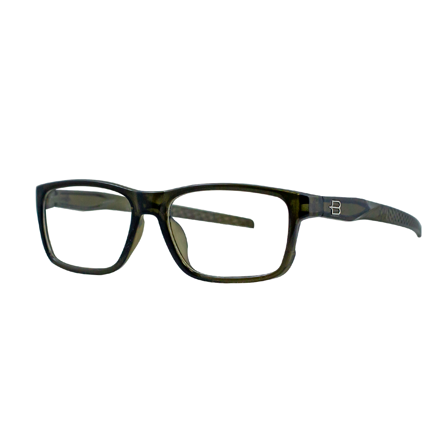 EYEGLASSES VISION CARE SPORT PRESCRIPTION LISBOA DARK GREEN CRYSTAL BLOOVS EYEWEAR