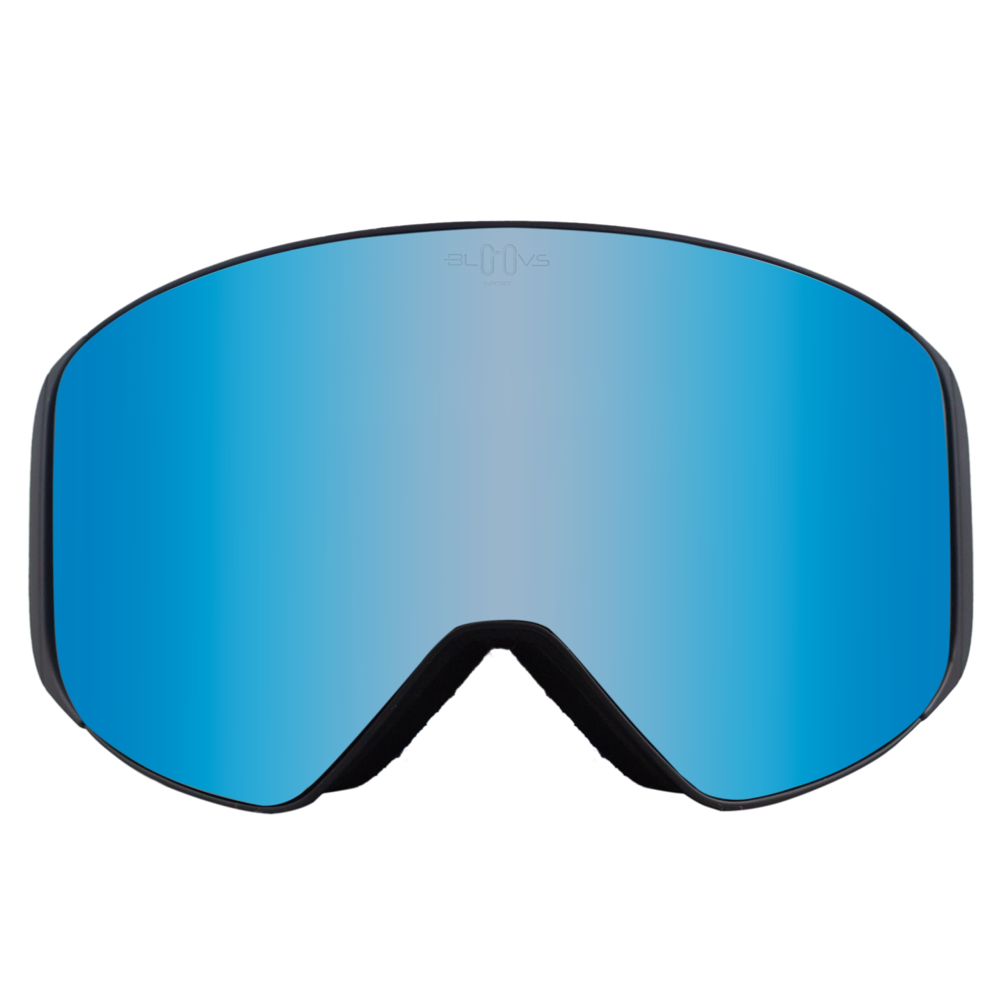 Performance Ski and Snow Goggles ASPEN MATTE BLACK BLUE Bloovs Eyewear