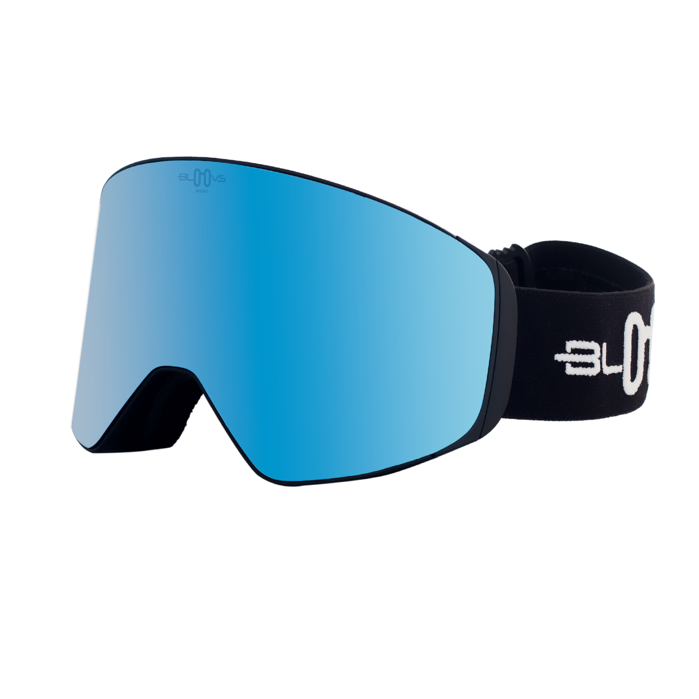 Performance Ski and Snow Goggles ASPEN MATTE BLACK BLUE Bloovs Eyewear