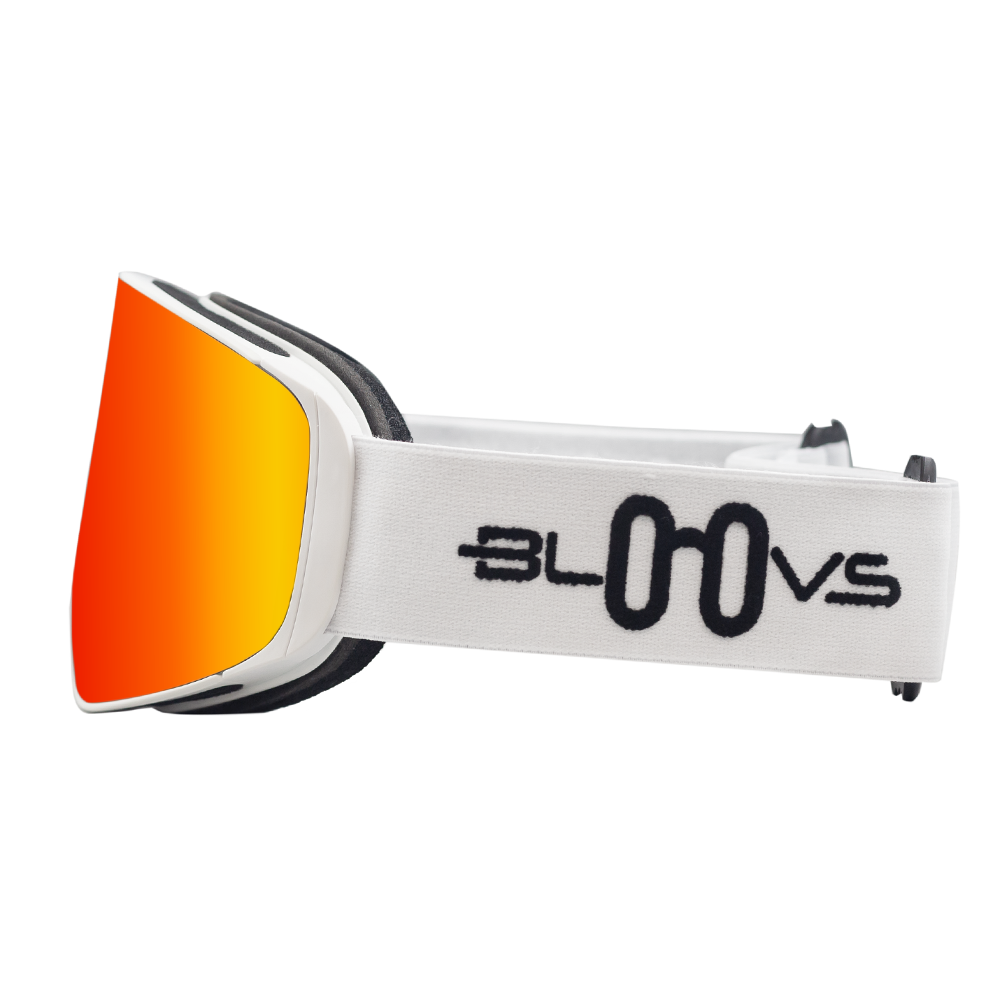 Performance Ski and Snow Goggles ASPEN MATTE WHITE ORANGE Bloovs Eyewear