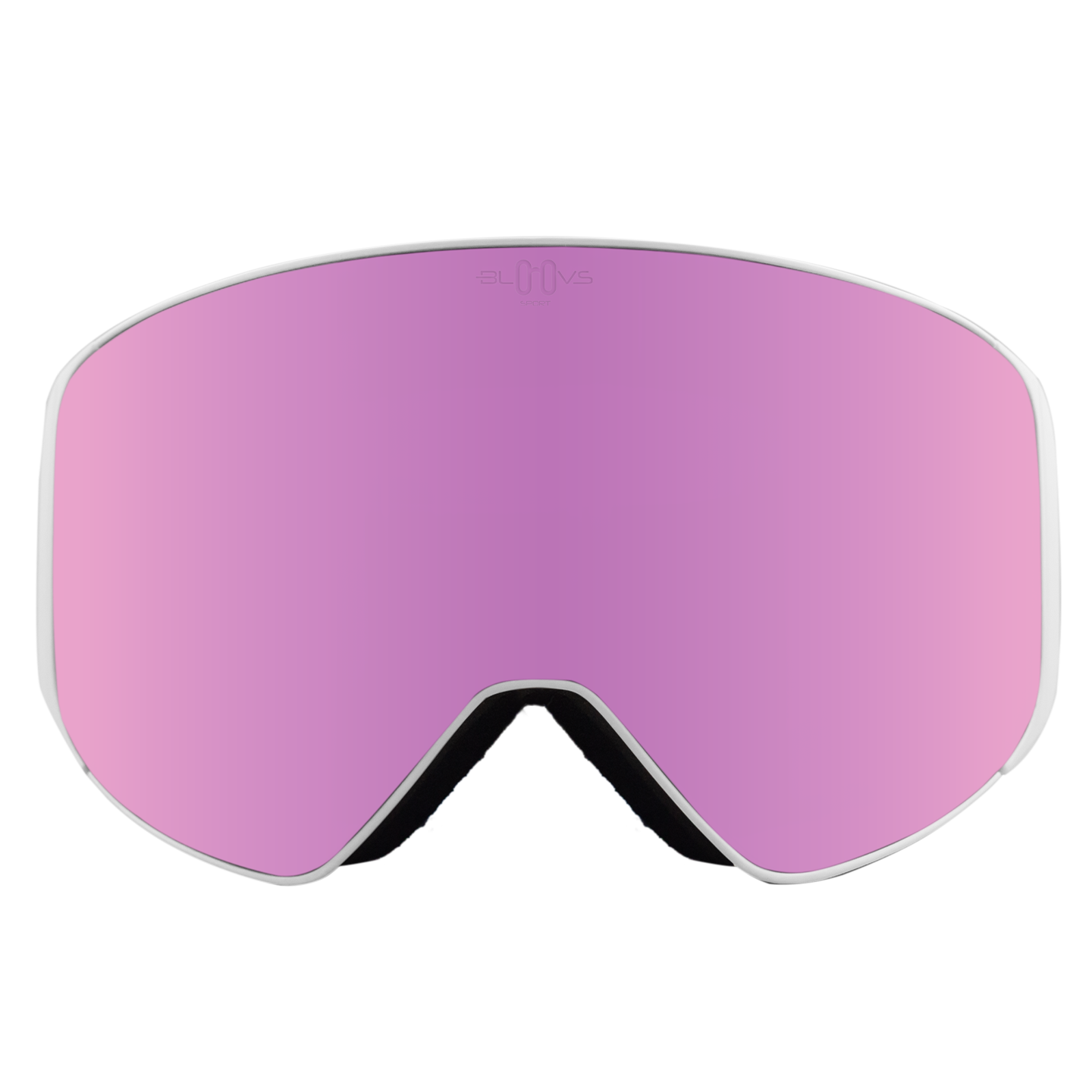Performance Ski and Snow Goggles ASPEN MATTE WHITE PURPLE Bloovs Eyewear