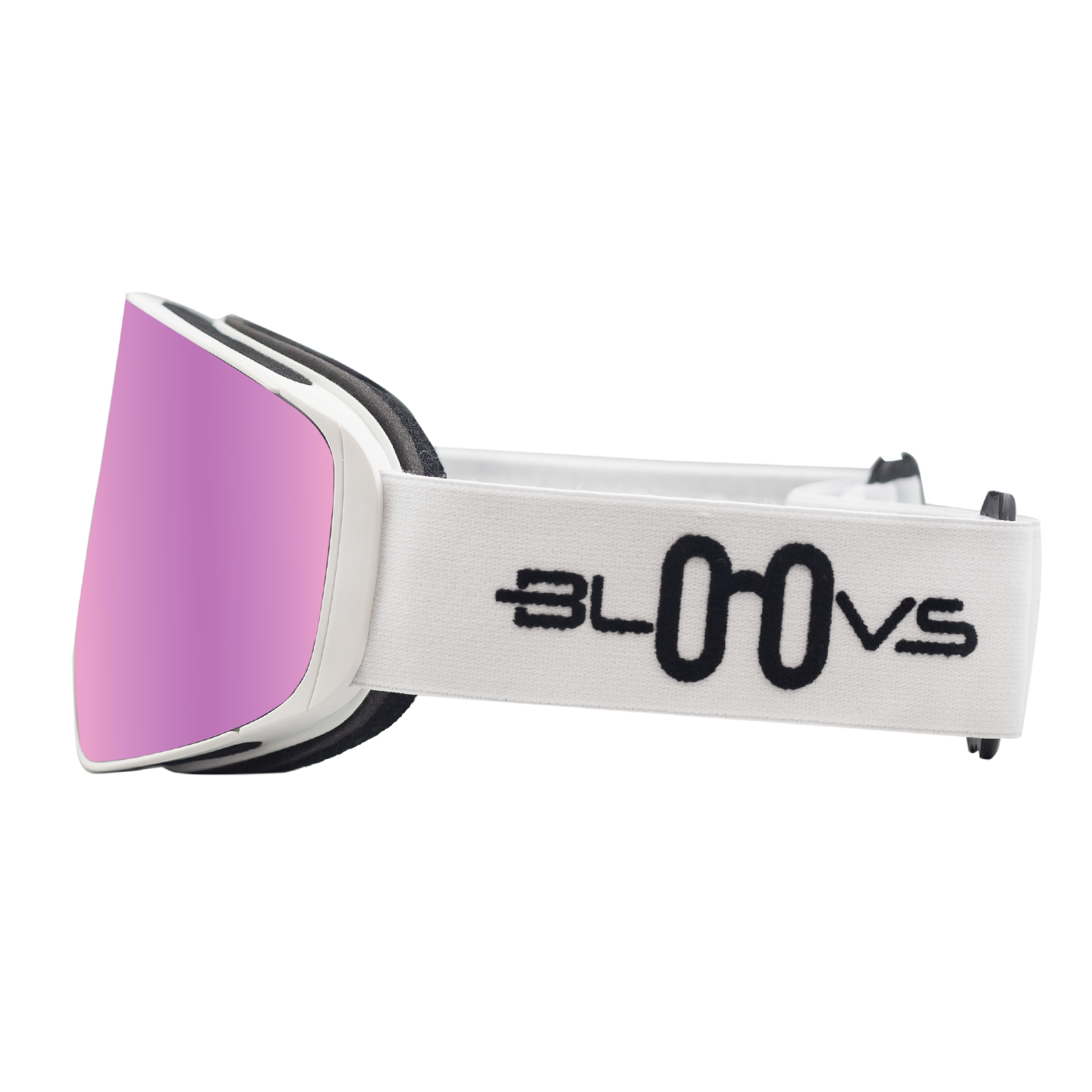 Performance Ski and Snow Goggles ASPEN MATTE WHITE PURPLE Bloovs Eyewear
