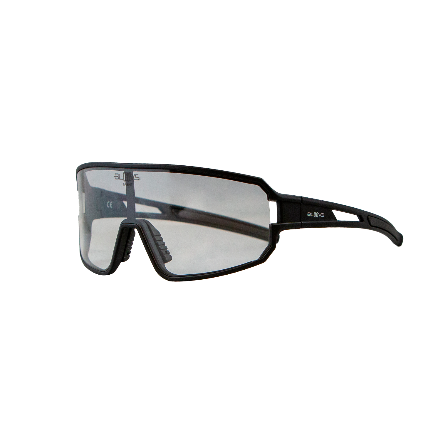 Performance Sport Sunglasses KONA MATTE BLACK PHOTOCHROMIC Bloovs Eyewear