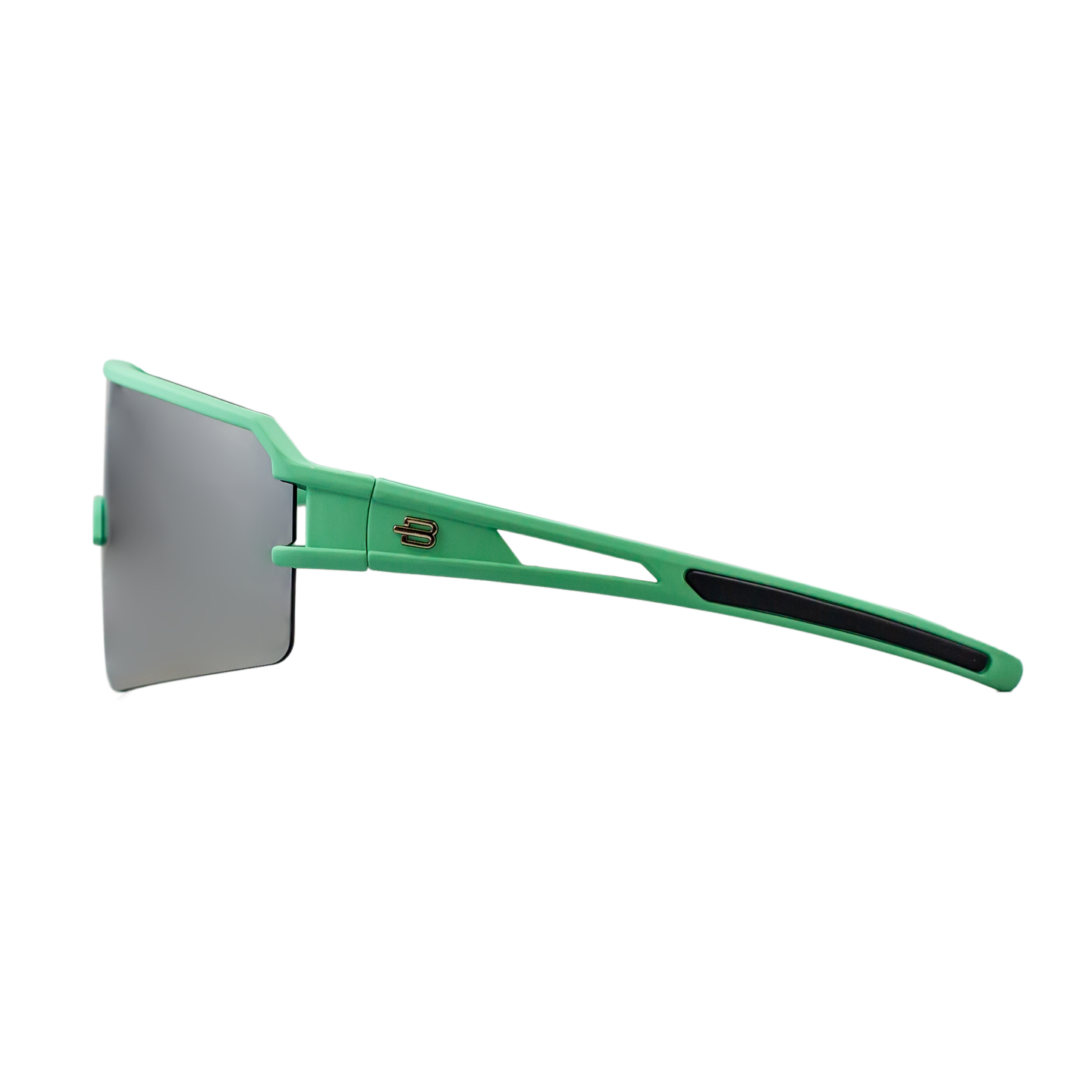 Performance Sport Sunglasses FLANDES MATTE GREEN SILVER Bloovs Eyewear