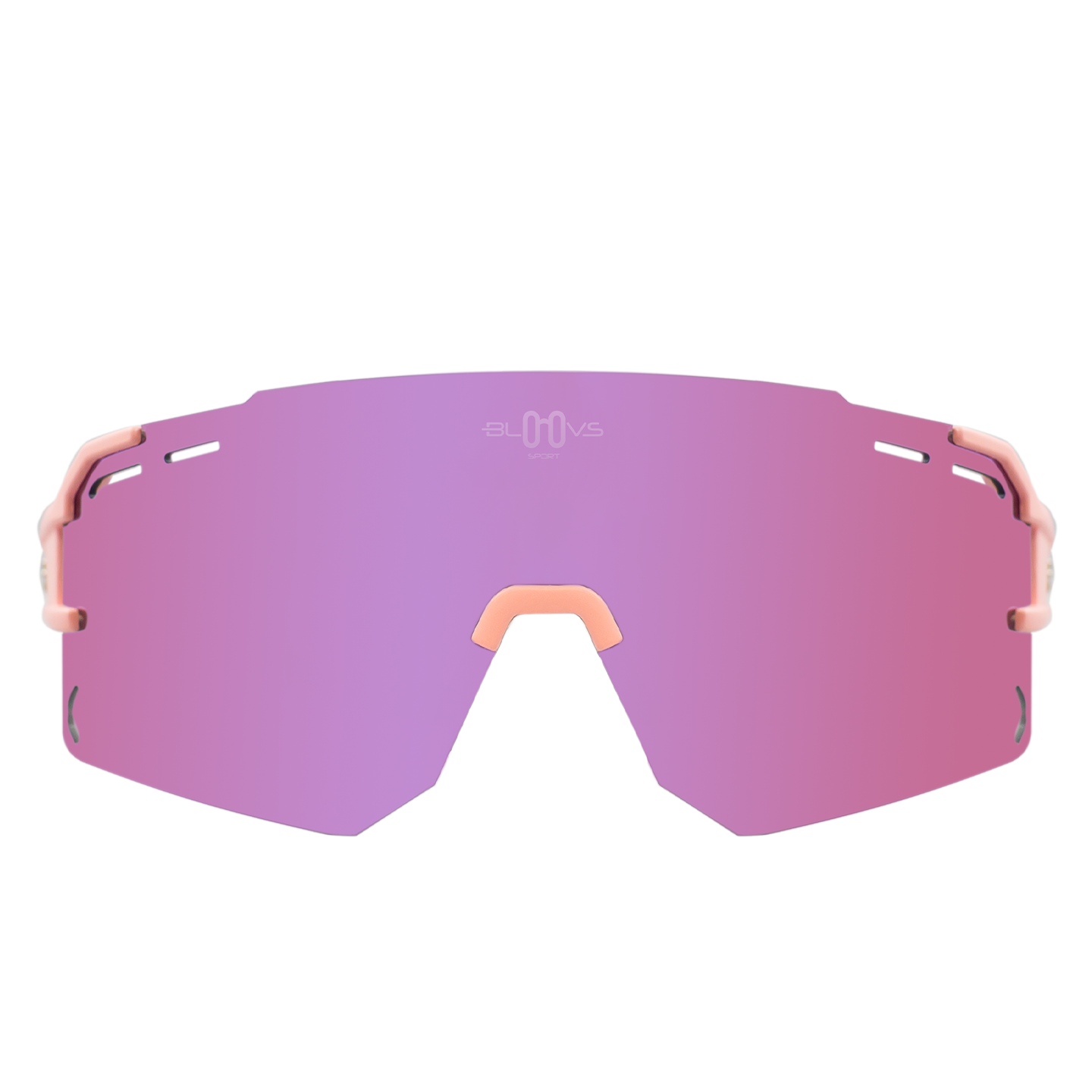 Performance Sport Sunglasses TROMSO MATTE PINK Bloovs Eyewear