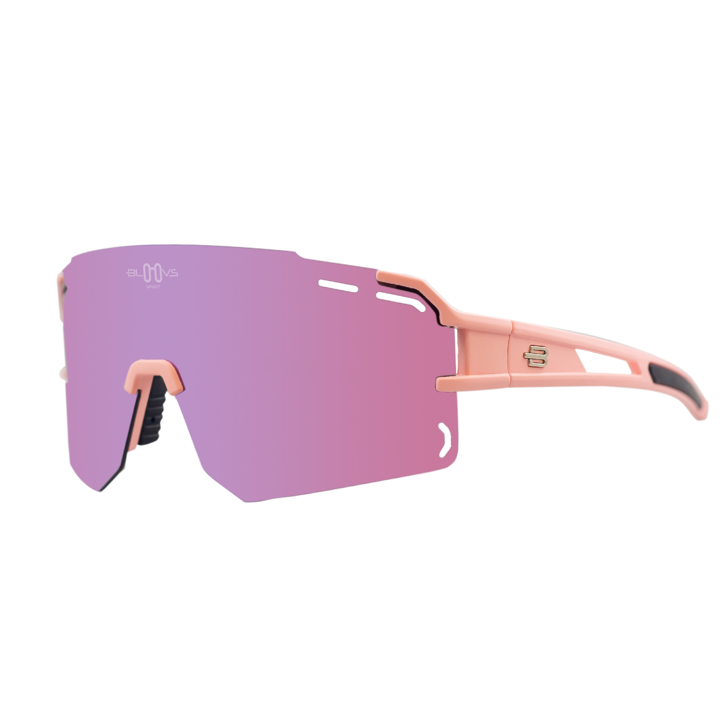 Performance Sport Sunglasses TROMSO MATTE PINK Bloovs Eyewear