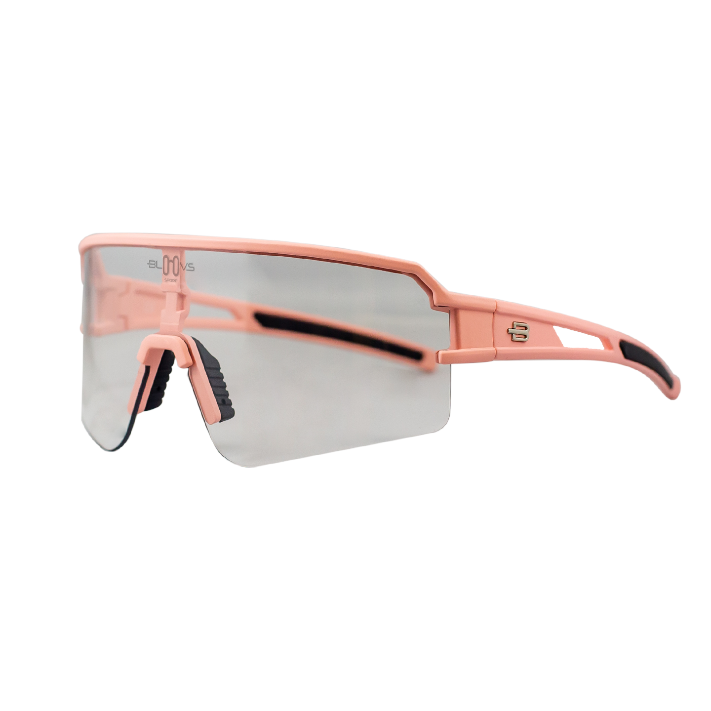 Performance Sport Sunglasses FLANDES MATTE PINK PHOTOCHROMIC Bloovs Eyewear