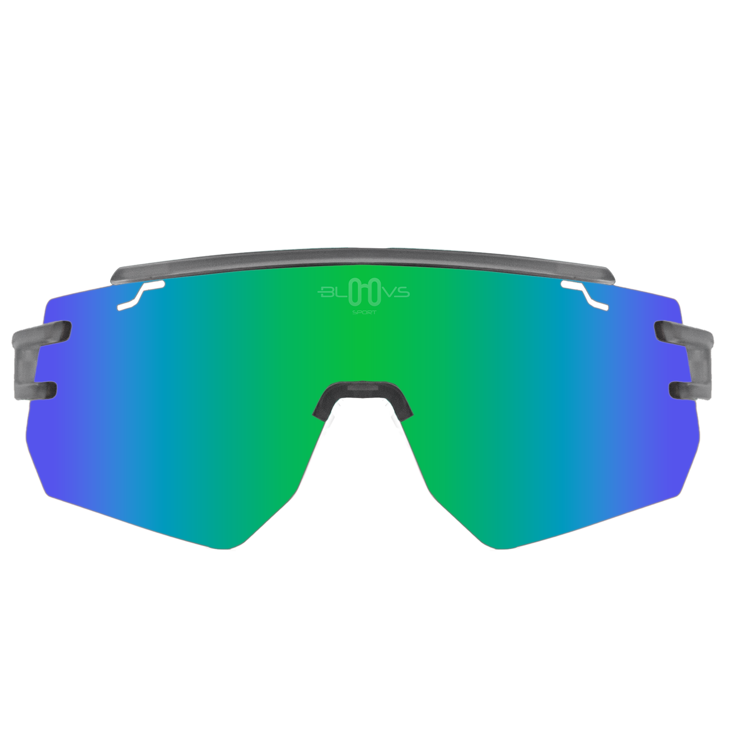Performance Sport Sunglasses GALIBIER CRYSTAL GRAY GREEN MODEL Bloovs Sport