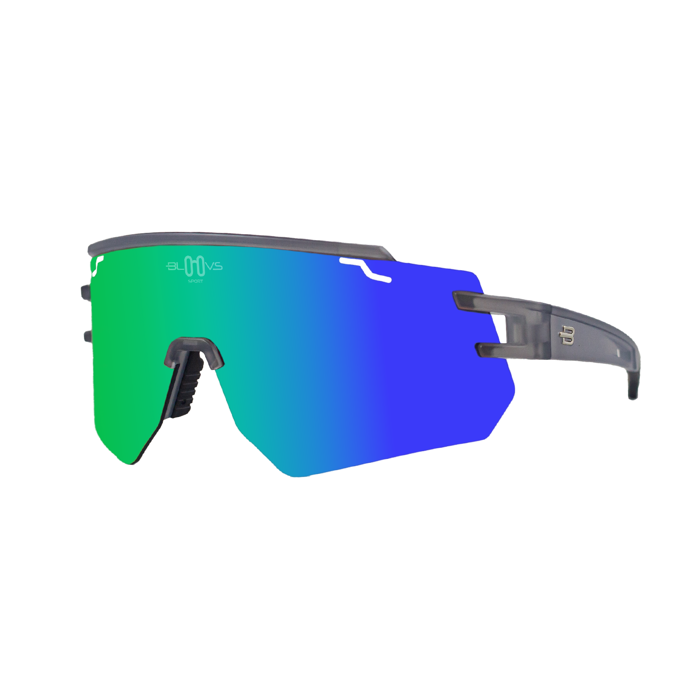Performance Sport Sunglasses GALIBIER CRYSTAL GRAY GREEN MODEL Bloovs Sport