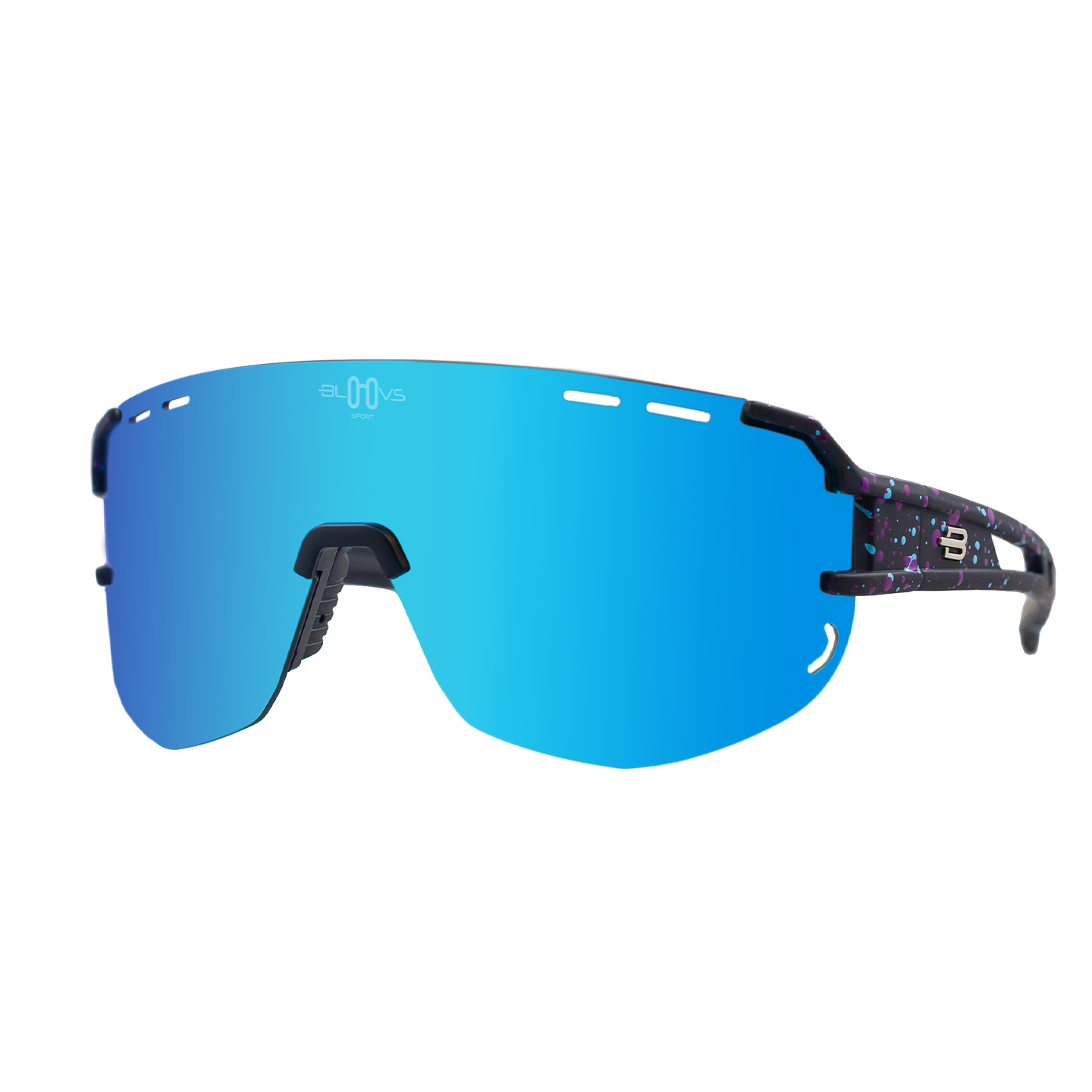Performance Sport Sunglasses Polarized ITEN BLACK DROP Bloovs Eyewear
