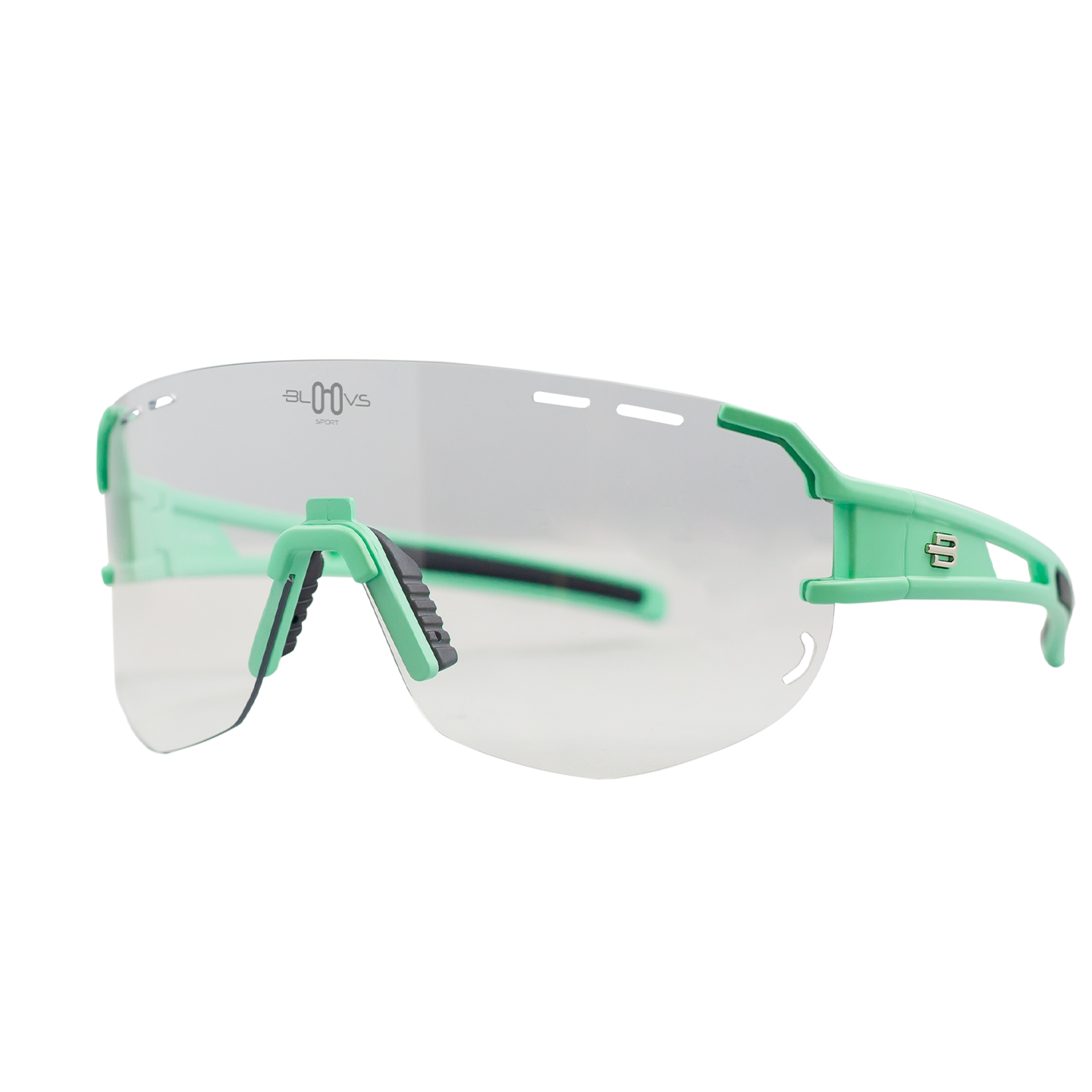 Performance Sport Sunglasses Photochromic ITEN MATTE GREEN Bloovs Eyewear