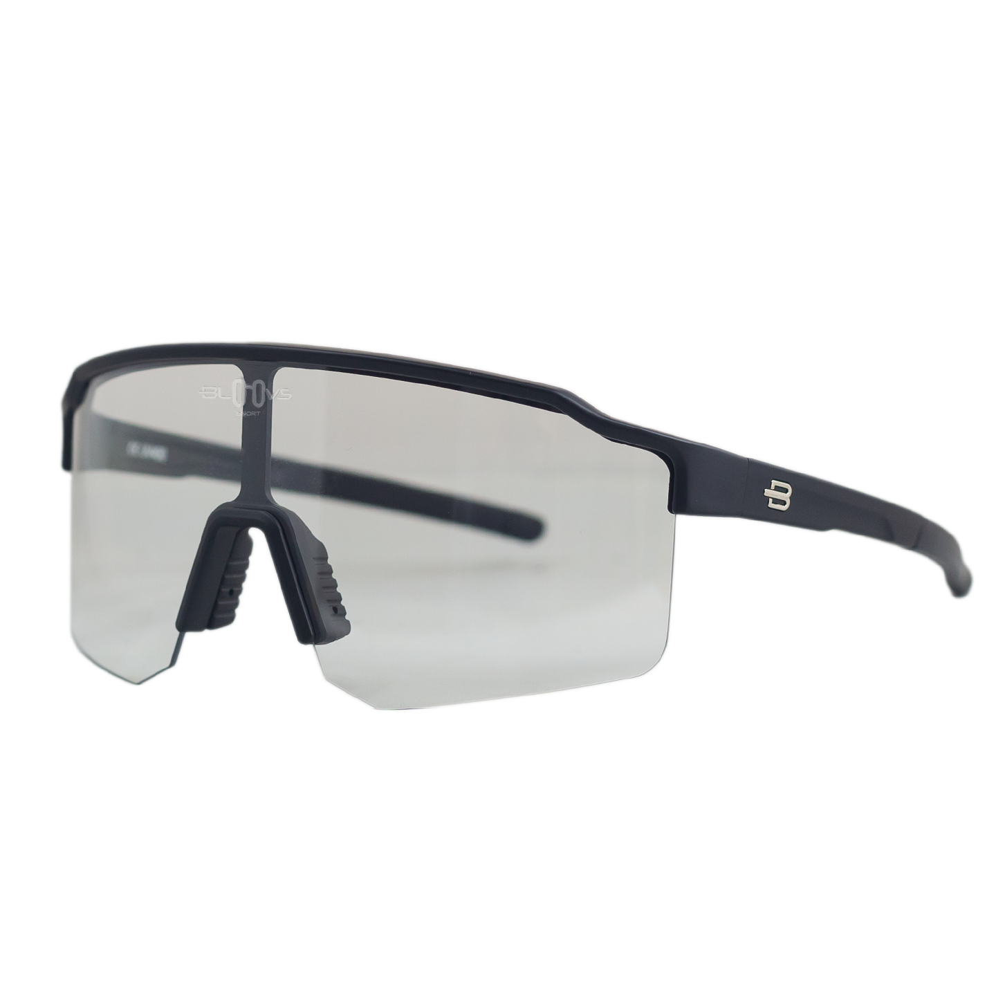 Sport Sunglasses Polarized TAROKO MATTE BLACK photochromic Bloovs Eyewear