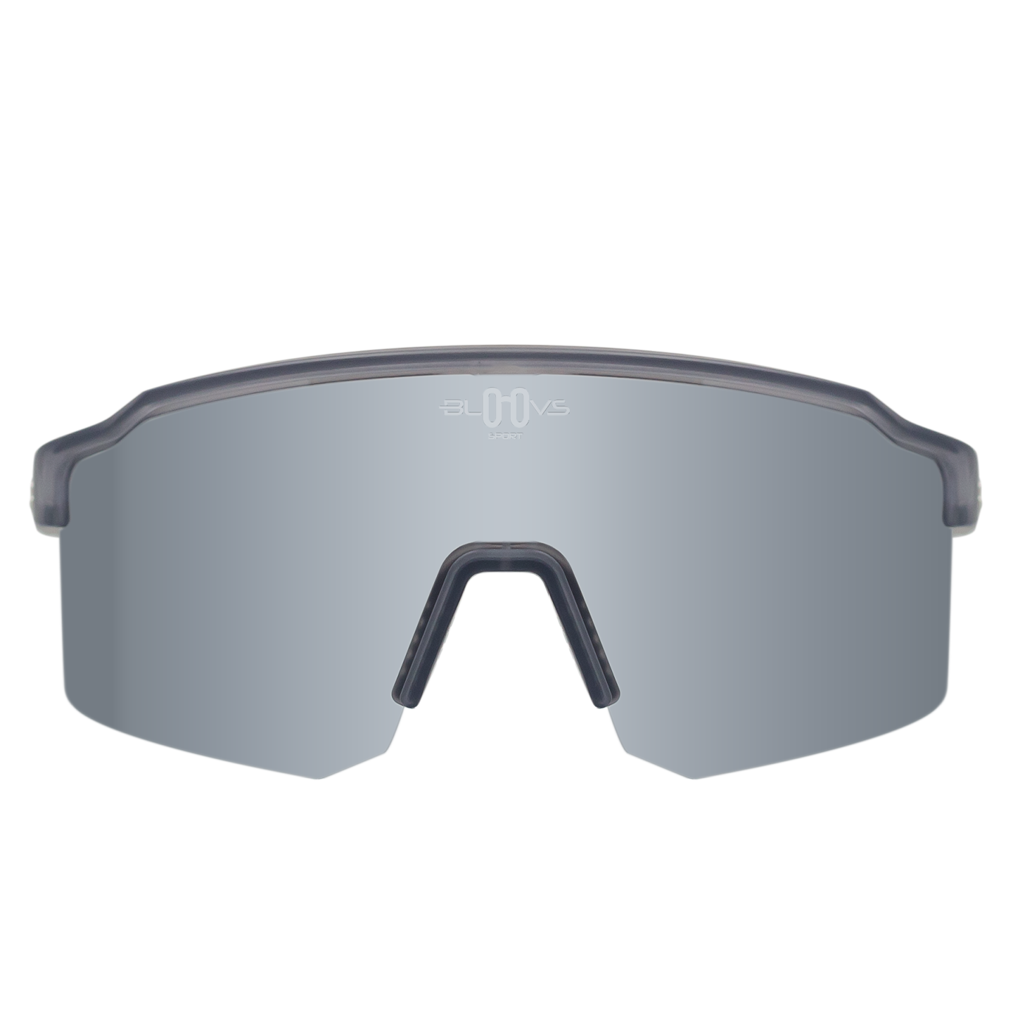 Sport Sunglasses Polarized TAROKO crystal gray SILVER Bloovs Eyewear