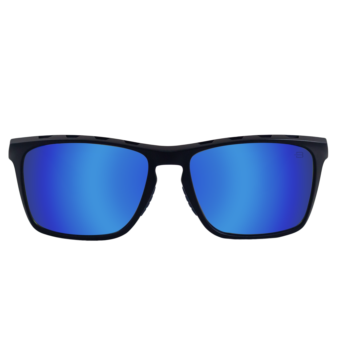 BOSTON MATTE BLACK DARK BLUE POLARIZED