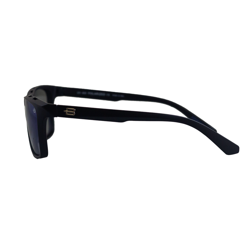 BOSTON MATTE BLACK DARK BLUE POLARIZED