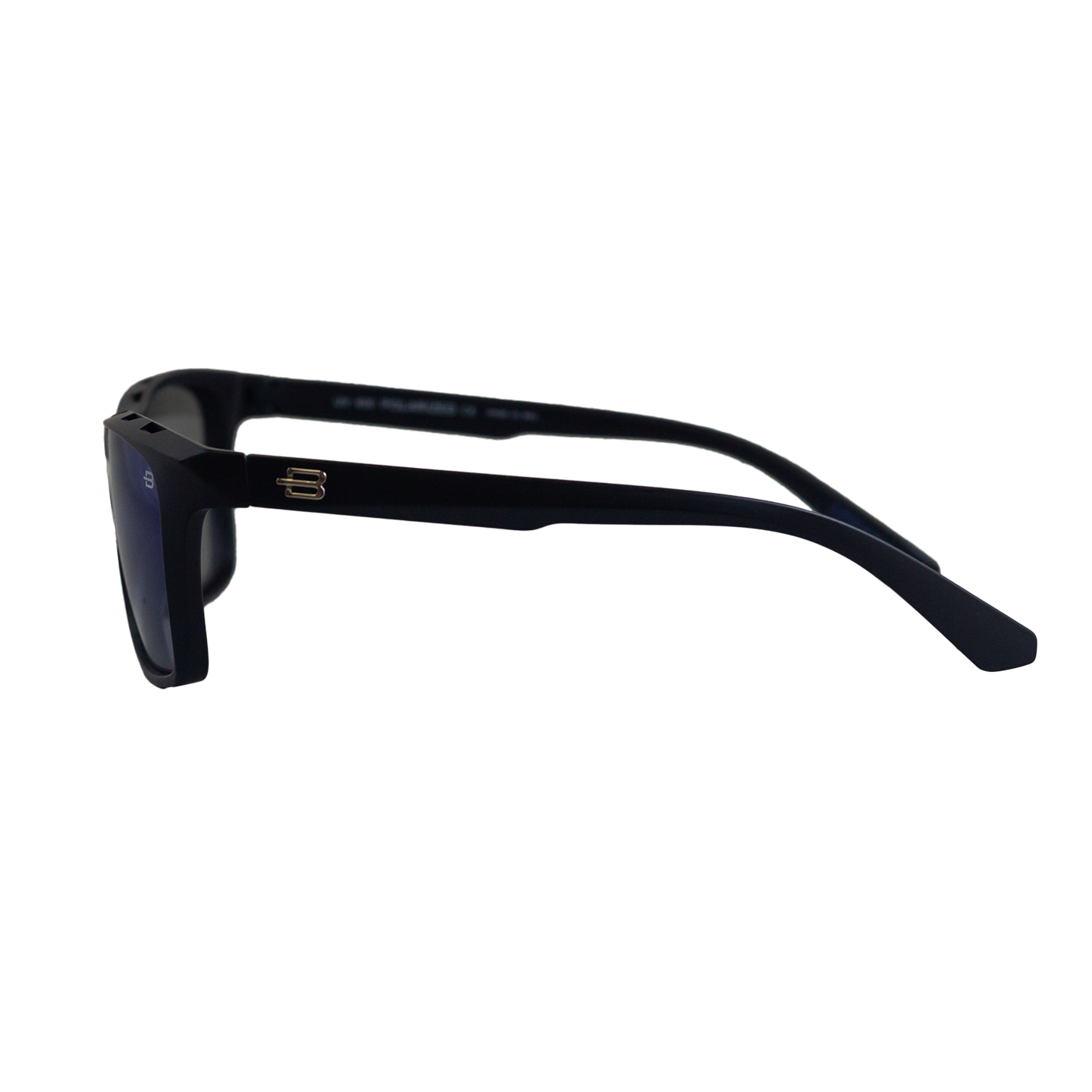 BOSTON MATTE BLACK DARK BLUE POLARIZED