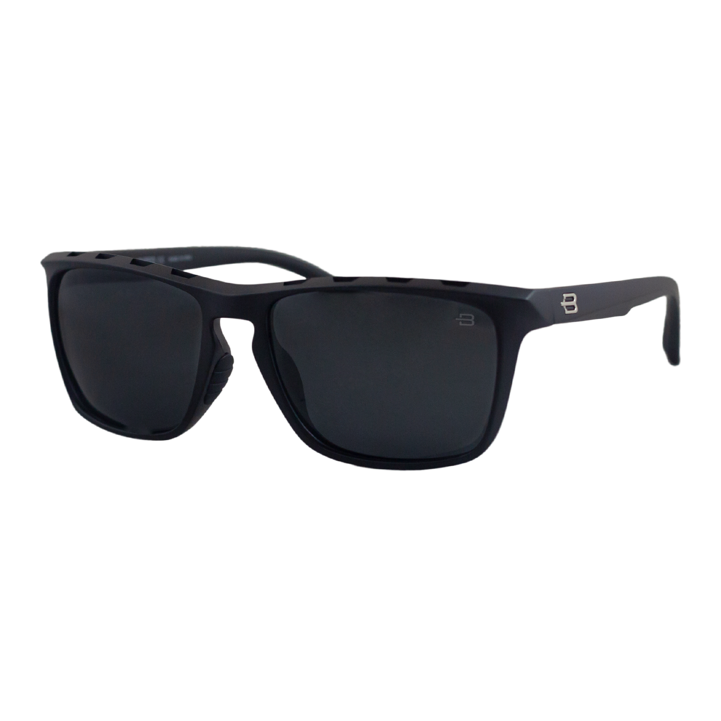 BOSTON MATTE BLACK GRAY POLARIZED