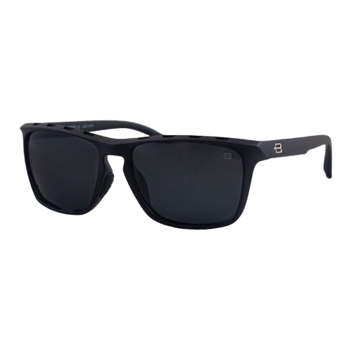 BOSTON MATTE BLACK GRAY POLARIZED