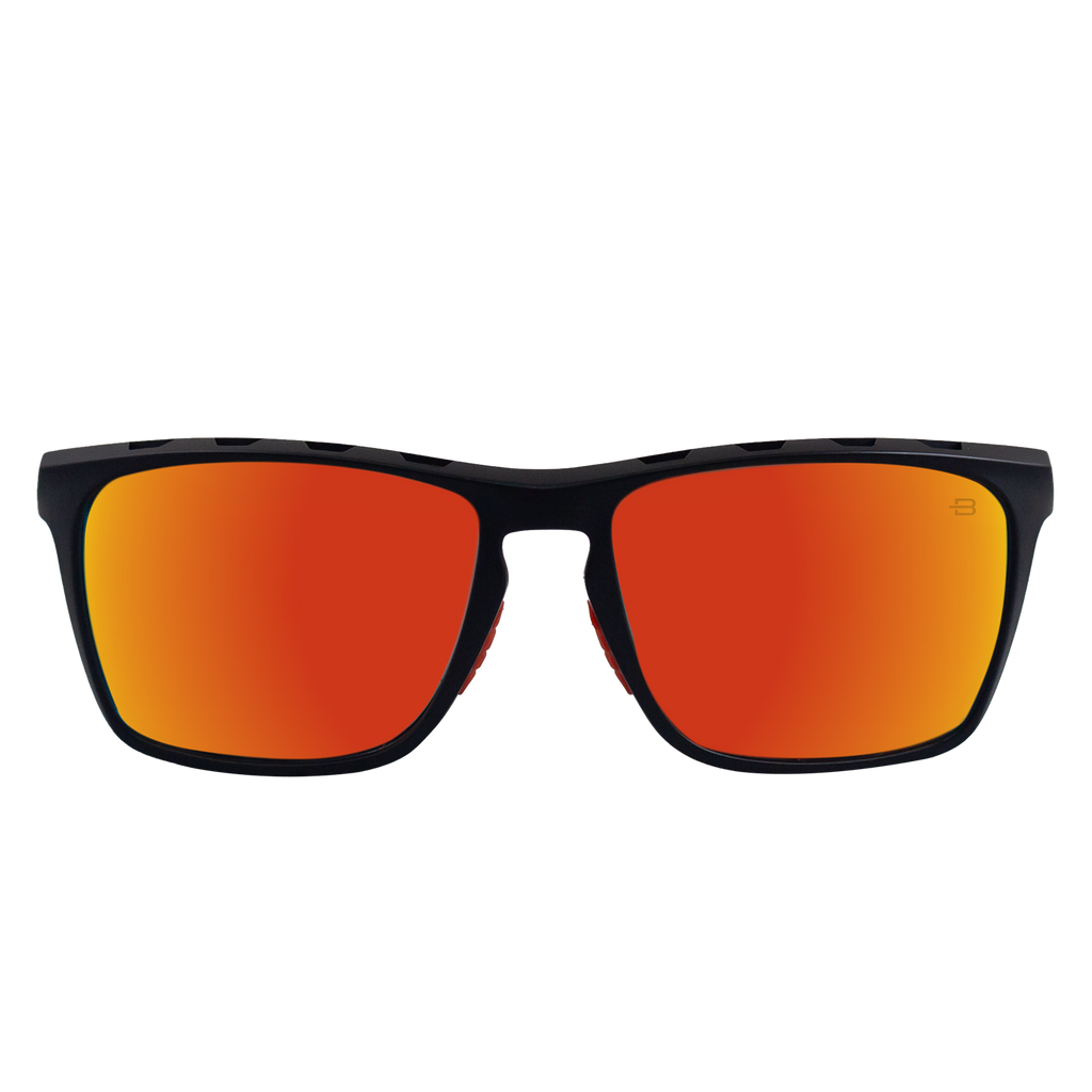 BOSTON MATTE BLACK ORANGE POLARIZED