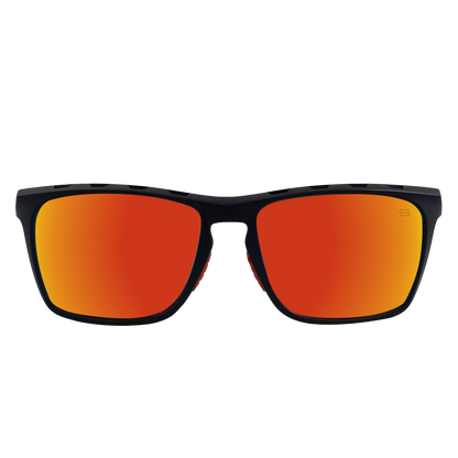 BOSTON MATTE BLACK ORANGE