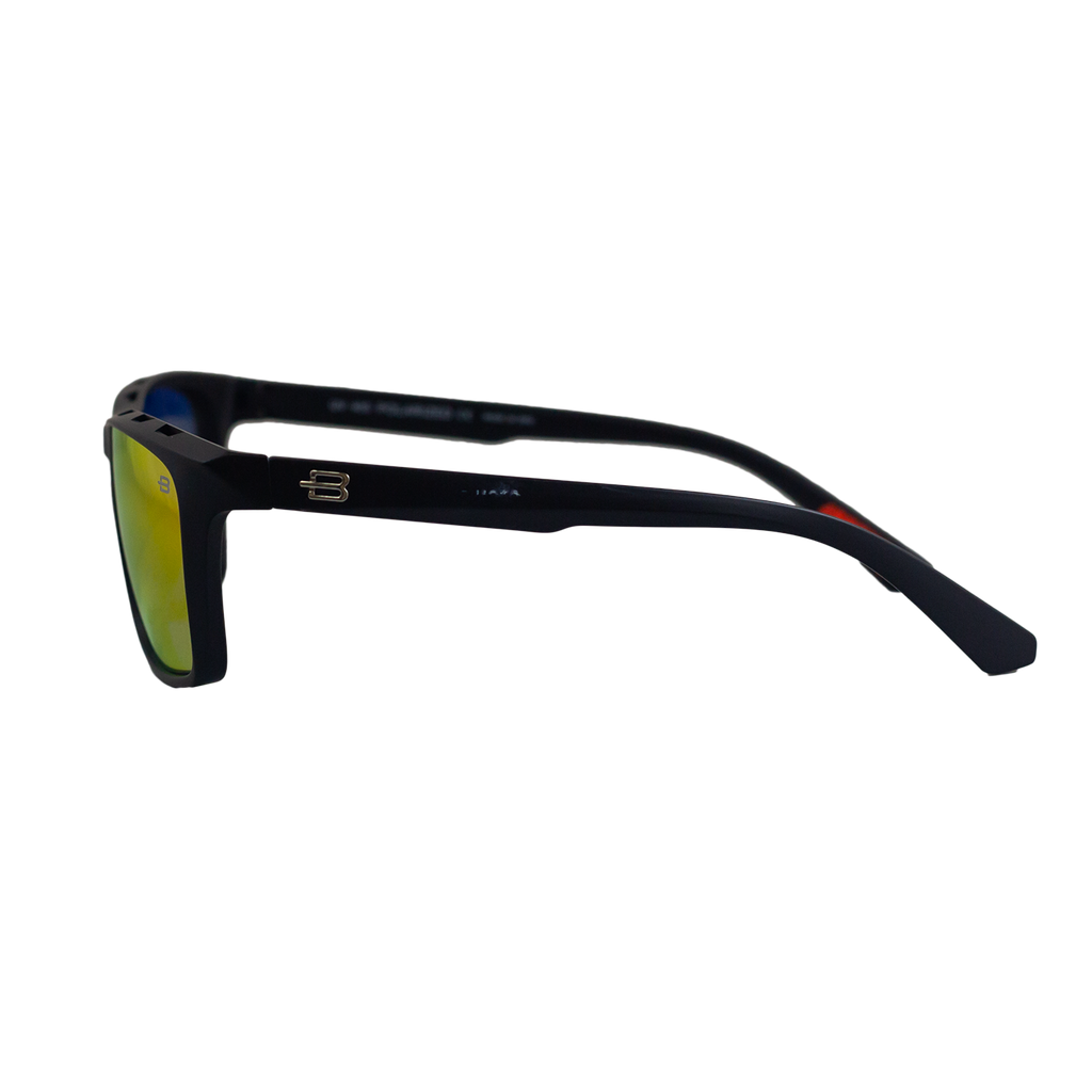 BOSTON MATTE BLACK ORANGE POLARIZED