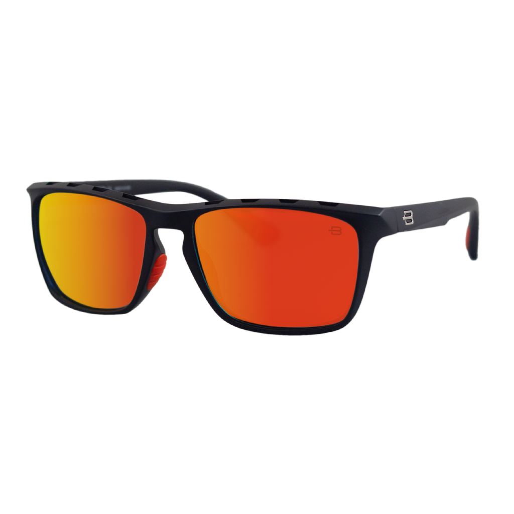 BOSTON MATTE BLACK ORANGE POLARIZED