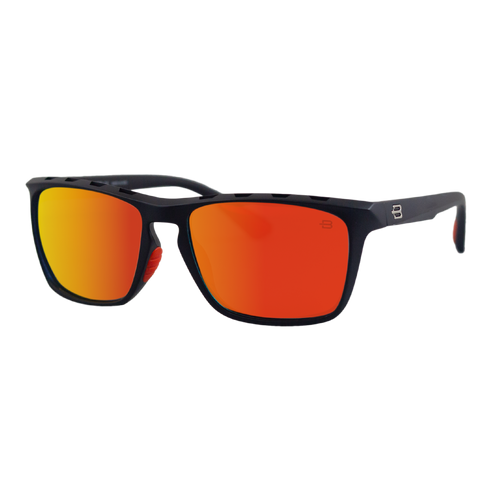 BOSTON MATTE BLACK ORANGE POLARIZED