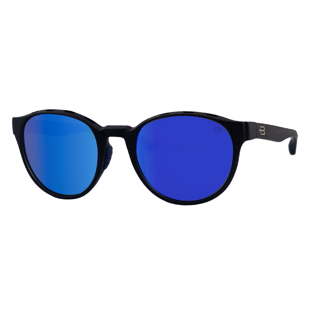 COPACABANA MATTE BLACK DARK BLUE POLARIZED