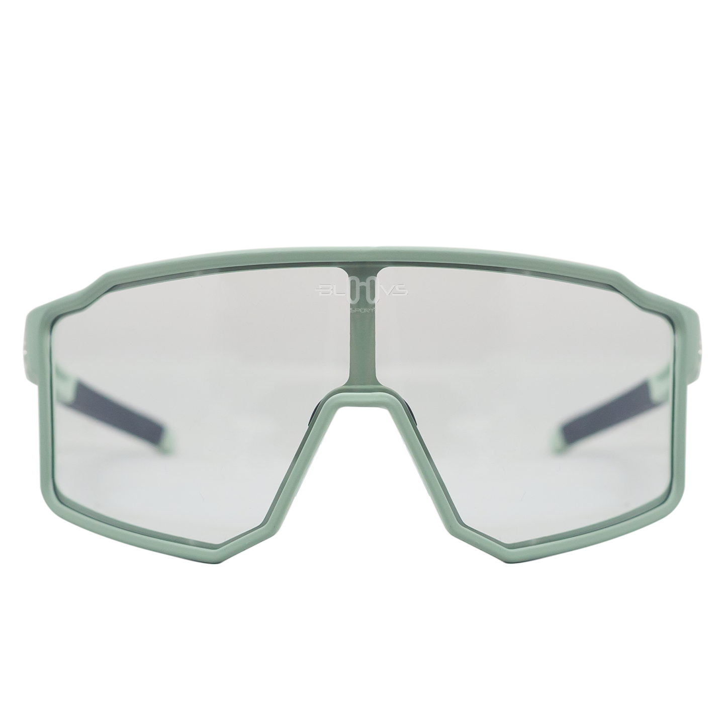 Sport Photochromic Sunglasses COPENHAGUE CLEAR GREEN Bloovs Eyewear