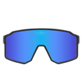 Sport Polarized Sunglasses COPENHAGUE MATTE BLACK DARK BLUE Bloovs Eyewear