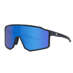 Sport Polarized Sunglasses COPENHAGUE MATTE BLACK DARK BLUE Bloovs Eyewear