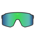 Sport Polarized Sunglasses COPENHAGUE MATTE BLACK GREEN Bloovs Eyewear