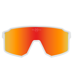 Sport Polarized Sunglasses COPENHAGUE WHITE orange Bloovs Eyewear