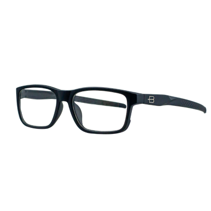 EYEGLASSES VISION CARE SPORT PRESCRIPTION LISBOA MATTE BLACK BLOOVS EYEWEAR