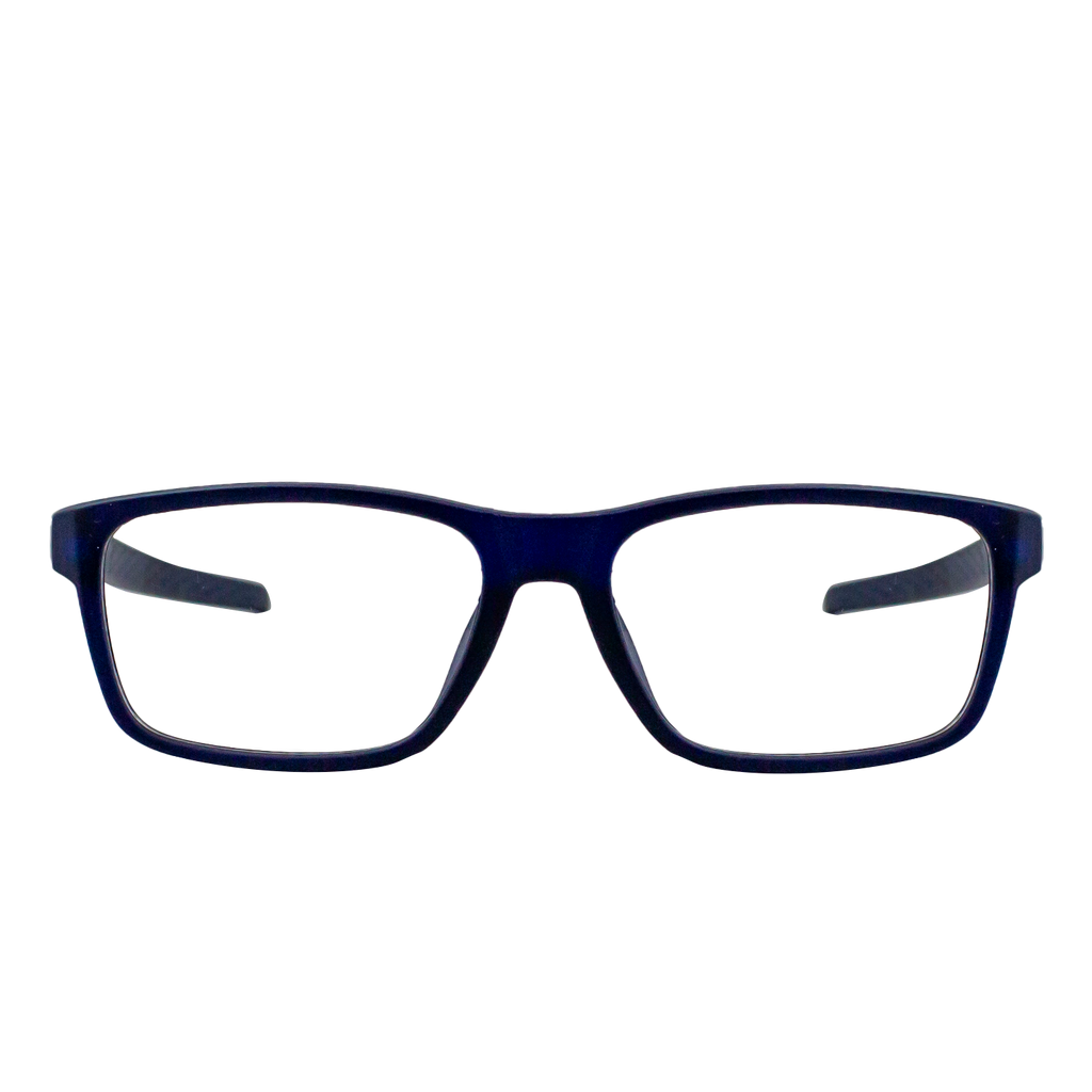 EYEGLASSES VISION CARE SPORT PRESCRIPTION LISBOA MATTE DARK BLUE BLOOVS EYEWEAR