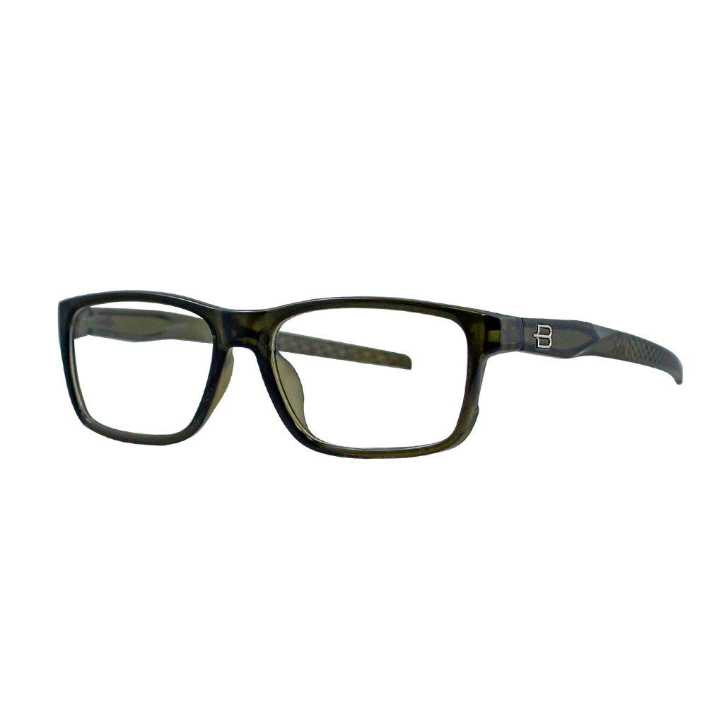 EYEGLASSES VISION CARE SPORT PRESCRIPTION LISBOA DARK GREEN CRYSTAL BLOOVS EYEWEAR