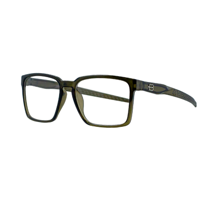 Optical Prescription Care Vission Eyeglasses SAO PAULO CRYSTAL DARK GREEN Bloovs Eyewear