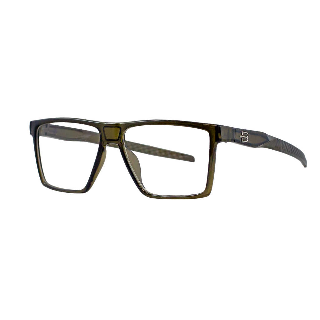 Optical Prescription Care Vision Eyeglasses TENERIFE CRYSTAL DARK GREEN Bloovs Eyewear