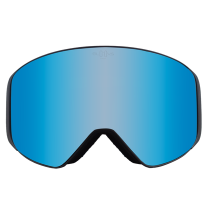 Performance Ski and Snow Goggles ASPEN MATTE BLACK BLUE Bloovs Eyewear