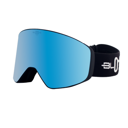 Performance Ski and Snow Goggles ASPEN MATTE BLACK BLUE Bloovs Eyewear