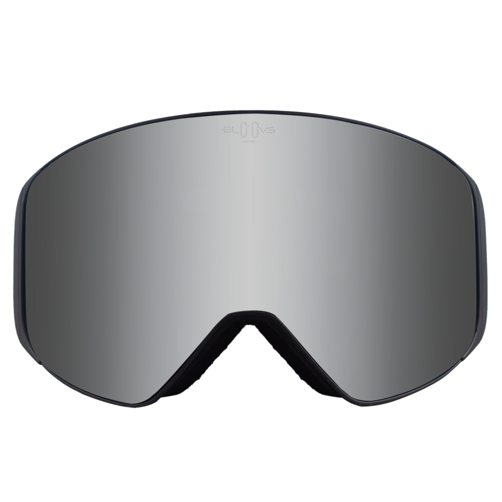 Performance Ski and Snow Goggles ASPEN MATTE BLACK SILVER Bloovs Eyewear
