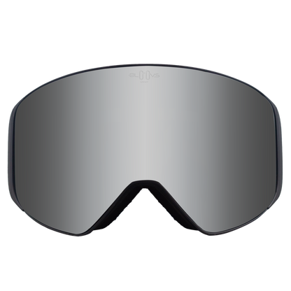 Performance Ski and Snow Goggles ASPEN MATTE BLACK SILVER Bloovs Eyewear