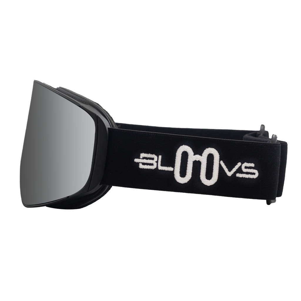 Performance Ski and Snow Goggles ASPEN MATTE BLACK SILVER Bloovs Eyewear