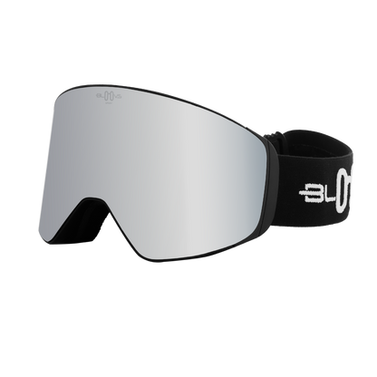 Performance Ski and Snow Goggles ASPEN MATTE BLACK SILVER Bloovs Eyewear