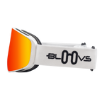 Performance Ski and Snow Goggles ASPEN MATTE WHITE ORANGE Bloovs Eyewear