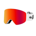 Performance Ski and Snow Goggles ASPEN MATTE WHITE ORANGE Bloovs Eyewear