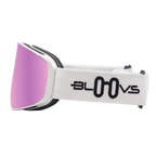 Performance Ski and Snow Goggles ASPEN MATTE WHITE PURPLE Bloovs Eyewear